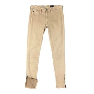 AG Adriano Goldschmied The Zip Up Legging Ankle Pants 25 Skinny Low Rise *READ